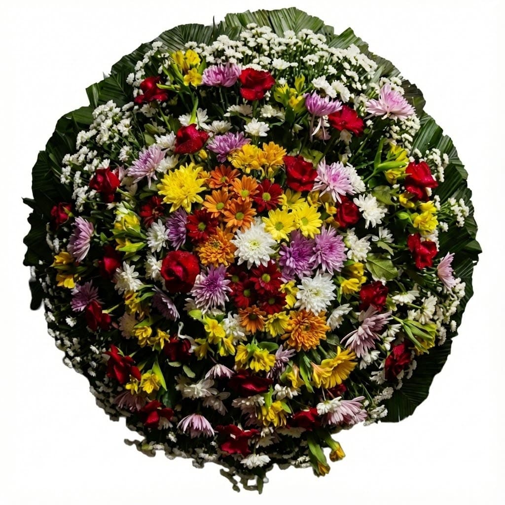 Coroa de Flores Simples -02 Coroa de Flores Simples -02