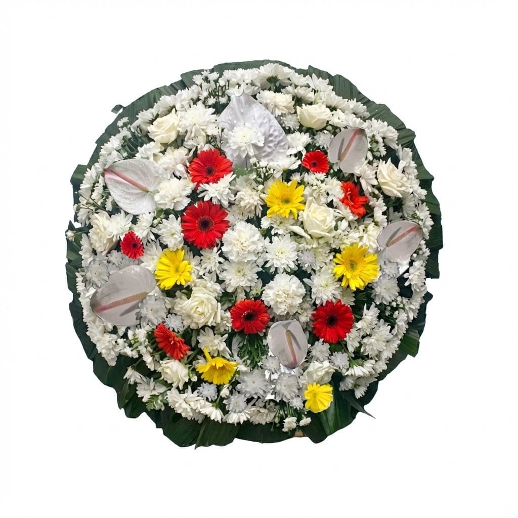 Coroa de Flores Elegante -18 Coroa de Flores Elegante -18